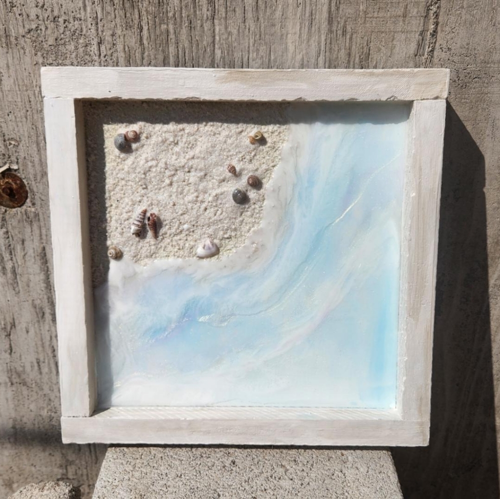 "Pure' Handcrafted Multimedia Painting